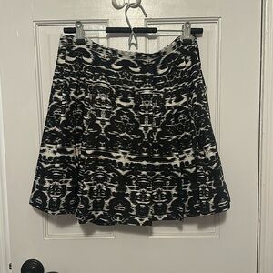 J Crew Ikat pleated mini skirt